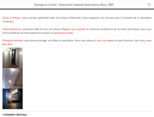 Tablet Screenshot of entreprise-cochet.com